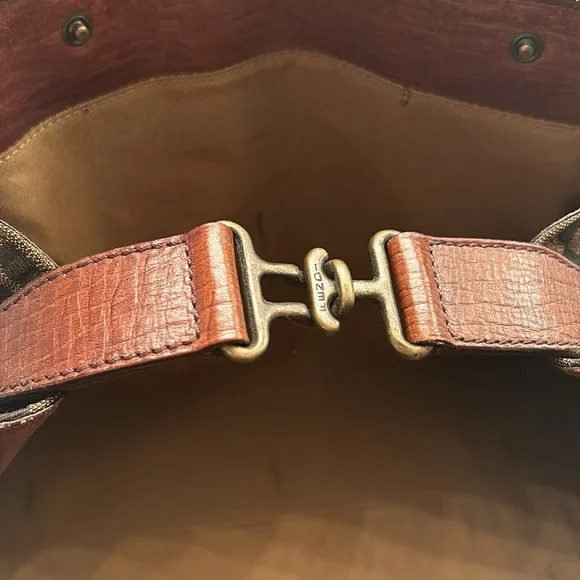 🌼🌺🌸FENDİ AUTHENTIC VINTAGE ZÜCCA DU JOUR BAG - Picture 8 of 14